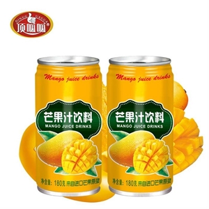 广东中山芒果汁饮料180ml生产贴牌加工