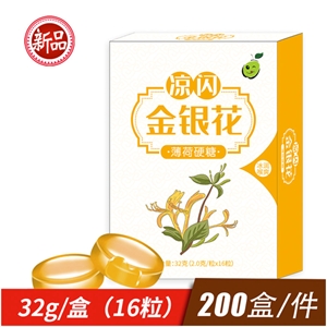 供应金银花薄荷硬糖 GMP糖果厂家 提供